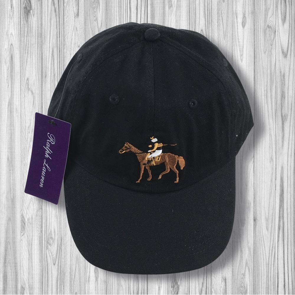 Ralph Lauren Black Polo Cap